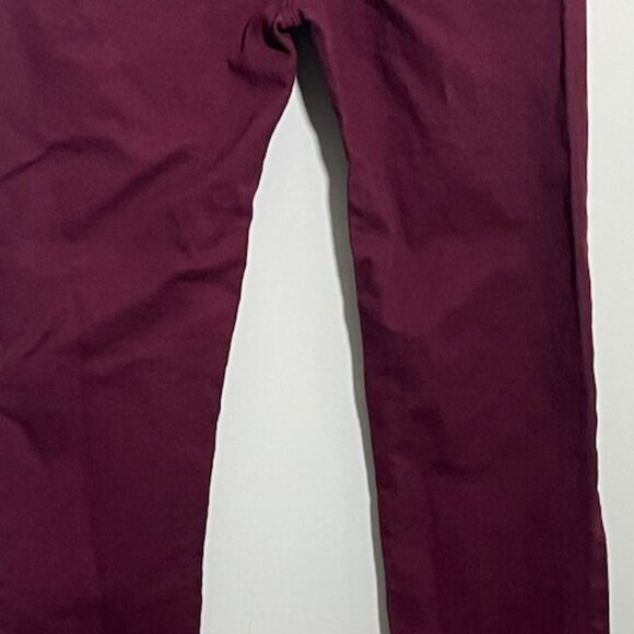 Royal Blue Skinny Fit Size 34x32 Maroon Jeans - Picture 9 of 12